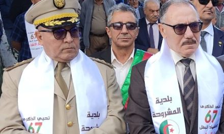 إحياء الذكرى الـ 67 لاستشهاد البطل الشهيد “جبار الطيب” ببلدية المشروحة