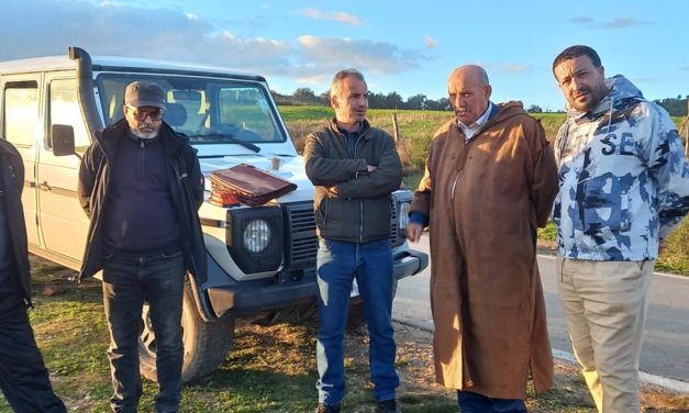 خرجة ميدانية لمعاينة مسلك إخراج المنتجات الزراعية من الحقول بمشتة المزرعة